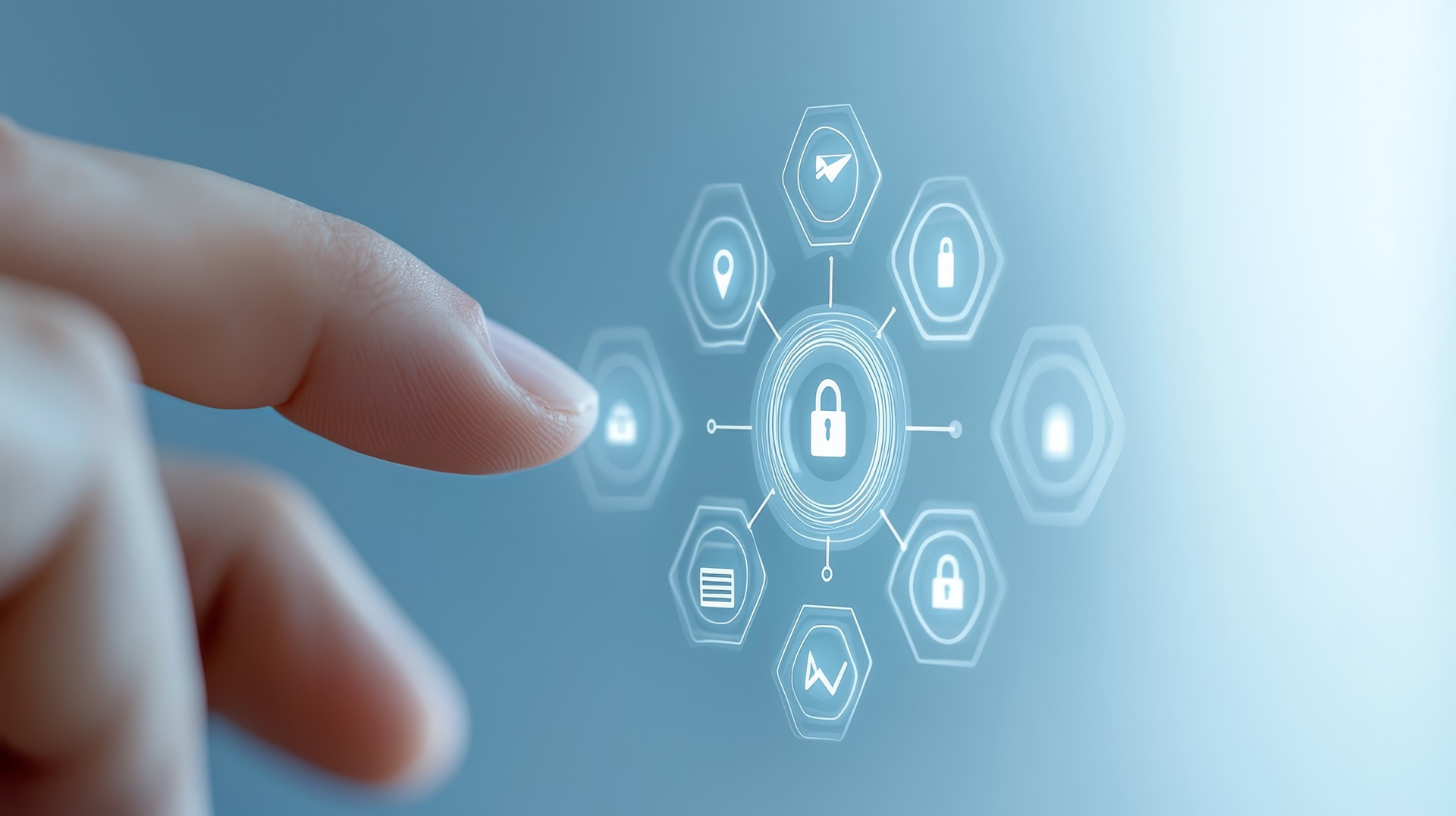 Finger aktiviert digitales Sicherheitssystem | Fachkraft für Arbeitssicherheit Leipzig